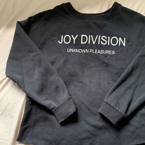 Zara Joy Division Pullover Sweatshirt